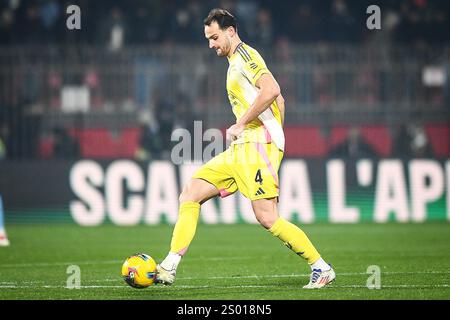 Monza, Italia, Italia. 22 dicembre 2024. Federico GATTI della Juventus durante la partita di serie A tra AC Monza e Juventus FC al t U-Power Stadium il 22 dicembre 2024 a Monza. (Credit Image: © Matthieu Mirville/ZUMA Press Wire) SOLO PER USO EDITORIALE! Non per USO commerciale! Foto Stock