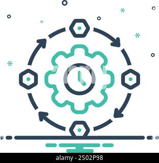 Icona per adattamento, regolazione Illustrazione Vettoriale