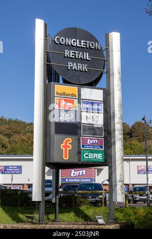 Congleton Retail Park Foto Stock