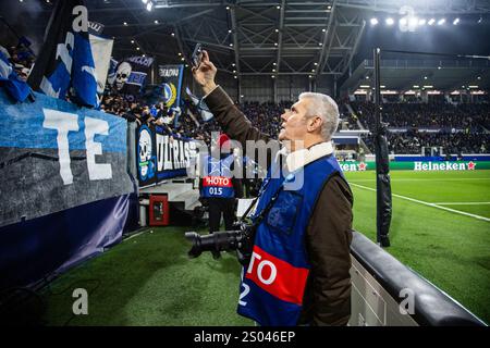 Bergamo, Italia. 10 dicembre 2024. Stadio Gewiss. UEFA Champions League. Atalanta V Real Madrid 2-3. Foto Stock