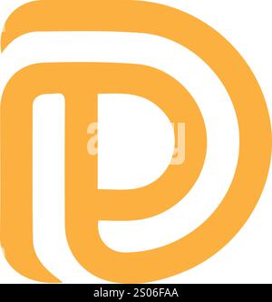 disegni di lettere, font e logo alfabetici colorati vettoriali Illustrazione Vettoriale