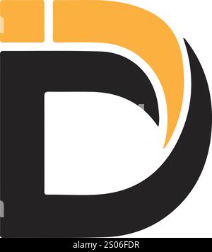 disegni di lettere, font e logo alfabetici colorati vettoriali Illustrazione Vettoriale