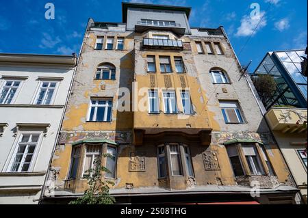 Budapest, Ungheria - 17 settembre 2024: Via dello shopping Vaci nel centro di Budapest. Foto di alta qualità Foto Stock