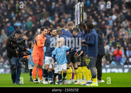 Manchester, Regno Unito. 26 dicembre 2024. Durante la partita di Premier League tra Manchester City e Everton all'Etihad Stadium di Manchester, giovedì 26 dicembre 2024. (Foto: Mike Morese | mi News) crediti: MI News & Sport /Alamy Live News Foto Stock