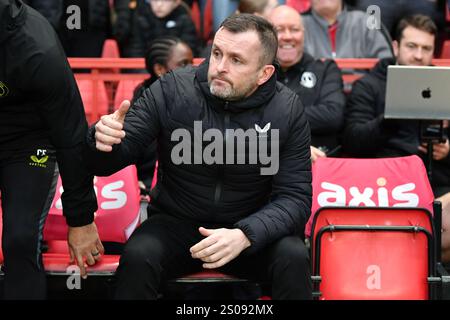 Londra, Inghilterra. 26 dicembre 2024. Nathan Jones prima della Sky Bet EFL League One match tra il Charlton Athletic e il Cambridge United a The Valley, Londra. Kyle Andrews/Alamy Live News Foto Stock