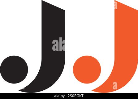 disegni del logo vettoriale composti da lettere Illustrazione Vettoriale