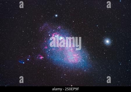 Nebulose della piccola Nube Magellanica Foto Stock