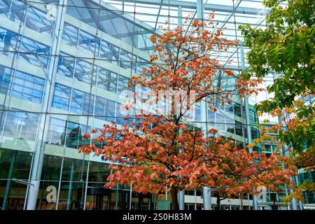Tower Place, Lower Thames St, edifici del quartiere finanziario, Londra, Inghilterra, Regno Unito Foto Stock