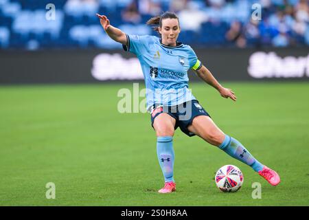 Paddington, Australia. 28 dicembre 2024. Natalie Louise Tobin del Sydney FC visto in azione durante l'8° round della stagione 2024-25 della Ninja A-League tra Sydney FC e Melbourne Victory FC tenutosi all'Allianz Stadium. Punteggio finale Melbourne Victory 1:0 Sydney FC. (Foto di Luis Veniegra/SOPA Images/Sipa USA) credito: SIPA USA/Alamy Live News Foto Stock