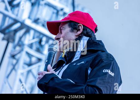 Bormio, Italia. 28 dicembre 2024. Ivan Origone durante AUDI FIS Ski World Cup - Downhill - uomini, gara di sci alpino a Bormio, Italia, dicembre 28 2024 crediti: Agenzia fotografica indipendente/Alamy Live News Foto Stock