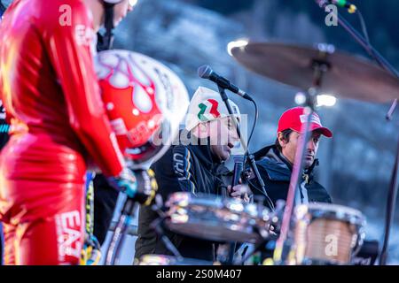 Bormio, Italia. 28 dicembre 2024. Kristian Ghedina durante AUDI FIS Coppa del mondo di Sci - Downhill - uomini, gara di Sci Alpino a Bormio, Italia, dicembre 28 2024 credito: Agenzia fotografica indipendente/Alamy Live News Foto Stock