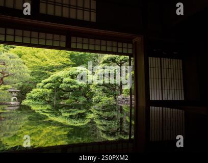 Kyutei Omuro 旧邸御室. Kyoto. L'Omuro Residence è una storica casa tradizionale giapponese. Foto Stock