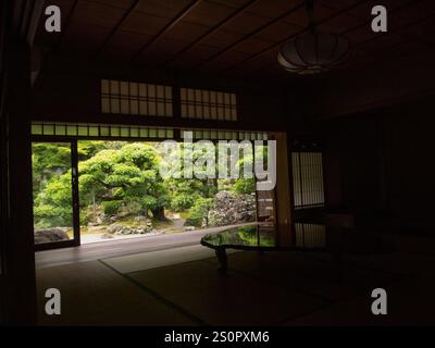 Kyutei Omuro 旧邸御室. Kyoto. L'Omuro Residence è una storica casa tradizionale giapponese. Foto Stock