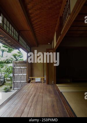 Kyutei Omuro 旧邸御室. Kyoto. L'Omuro Residence è una storica casa tradizionale giapponese. Foto Stock