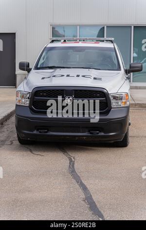 24 aprile 2024 - Calgary Alberta Canada - Calgary Police Service Truck Foto Stock