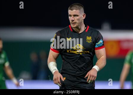 Galway, Irlanda. 29 dicembre 2024. Nick Timoney dell'Ulster durante la gara del 9° round del United Rugby Championship tra Connacht Rugby e Ulster Rugby al Dexcom Stadium di Galway, Irlanda, il 28 dicembre 2024 (foto di Andrew SURMA/ Credit: SIPA USA/Alamy Live News Foto Stock