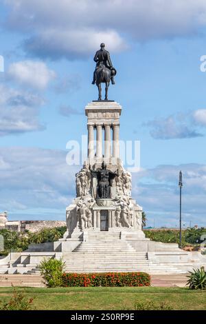Statua di José Martí in Avana, Cuba. Foto Stock