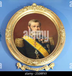 Vienna, Austria. 12 dicembre 2024. Museo di storia militare, Istituto di storia militare di Vienna, Anton Freiherr von Baumberg, Vice Ammiraglio Foto Stock