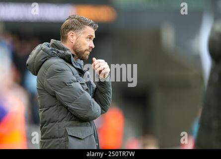 Swansea.com Stadium, Swansea, Regno Unito. 29 dicembre 2024. EFL Championship Football, Swansea City contro Luton Town; Rob Edwards manager del Luton Town Credit: Action Plus Sports/Alamy Live News Foto Stock