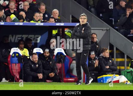 Il manager del Southampton Ivan Juric durante la partita di Premier League al Selhurst Park di Londra. Data foto: Domenica 29 dicembre 2024. Foto Stock