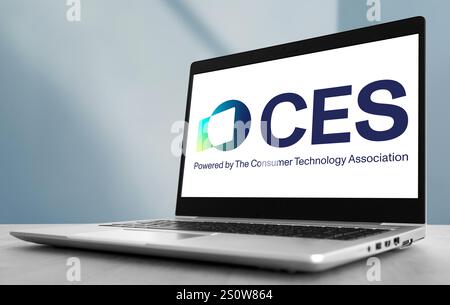 Tecnologia CES e innovazioni elettroniche di consumo Foto Stock