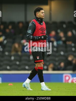 Londra, Regno Unito. 29 dicembre 2024. Londra, 29 dicembre 2024: Evanilson di Bournemouth durante la partita di Premier League tra Fulham e Bournemouth al Craven Cottage il 29 dicembre 2024 a Londra, Inghilterra. (Pedro Soares/SPP) credito: SPP Sport Press Photo. /Alamy Live News Foto Stock