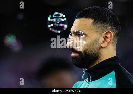 LONDRA, Regno Unito - 29 dicembre 2024: Mohamed Salah del Liverpool durante la partita di Premier League tra il West Ham United FC e il Liverpool FC al London Stadium (credito: Craig Mercer/ Alamy Live News) Foto Stock