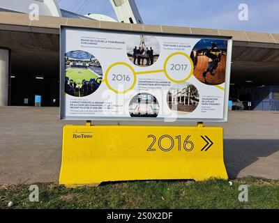 2016 - 2017 Storia dello Stadio Olimpico a Montreal, Quebec, Canada Foto Stock