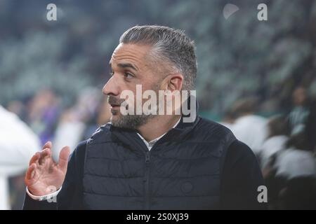 Lisbona, Portogallo. 29 dicembre 2024. 29 dicembre 2024. Lisbona, Portogallo. Allenatore portoghese di Sporting Rui Borges in azione durante la partita del 16 Matchday di Liga Portugal Betclic, Sporting CP vs SL Benfica crediti: Alexandre de Sousa/Alamy Live News Foto Stock