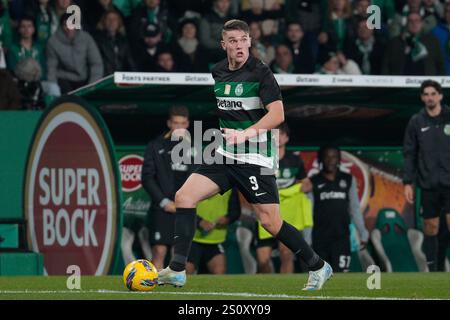 Lisbona, Portogallo. 29 dicembre 2024. Viktor Gyokeres dello Sporting CP in azione durante la Liga Portugal Betclic partita di calcio tra Sporting CP e SL Benfica all'Estadio Jose Alvalade di Lisbona, Portogallo. 29/12/2024 credito: Brasile Photo Press/Alamy Live News Foto Stock