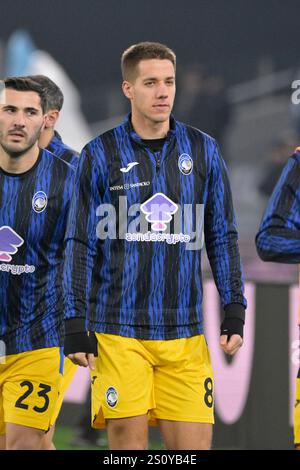 Roma, Italia. 28 dicembre 2024. Mario Pasalic dell'Atalanta durante la partita di calcio di serie A Enilive tra SS Lazio e Atalanta allo stadio Olimpico di Roma, Italia - sabato 28 dicembre 2024. Sport - calcio. (Foto di Fabrizio Corradetti/LaPresse) credito: LaPresse/Alamy Live News Foto Stock