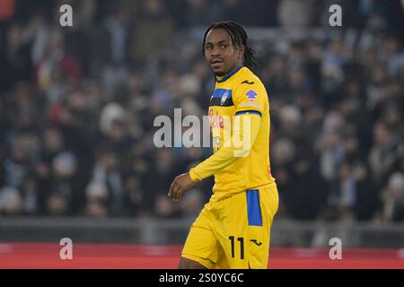 Ademola Lookman di Atalanta durante la partita di calcio di serie A Enilive tra SS Lazio e Atalanta allo stadio Olimpico di Roma, Italia - sabato 28 dicembre 2024. Sport - calcio. (Foto di Fabrizio Corradetti / LaPresse) Foto Stock