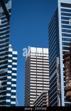 Architettura moderna, Central Business District, CBD, Sydney, NSW, Australia Foto Stock