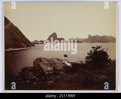 Entrada da Baía de Guanabara, vista de Niterói (002002AMF002002). Foto Stock