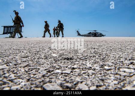 EODMU-8 Expeditionary Warfare Field Training Expeditionary Warfare Exercise 3-5 giugno 2024 (8487114). Foto Stock