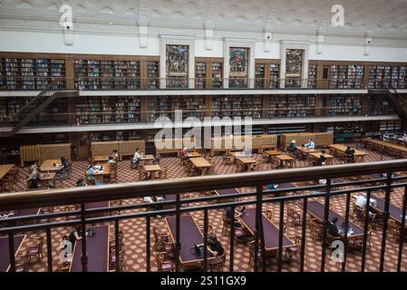 Libreria dello Stato del Nuovo Galles del Sud, sala lettura, Sydney, Australia Foto Stock