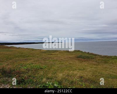 Golfo di St. Lawrence da St. Paul, Terranova e Labrador, Canada Foto Stock