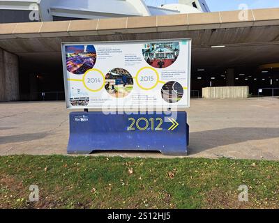 2014 - 2015 Storia dello Stadio Olimpico a Montreal, Quebec, Canada Foto Stock