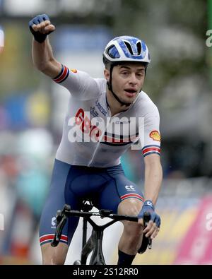 Foto del file del 12/08/23 del britannico Finlay Graham, che è stato nominato membro dell'ordine dell'Impero britannico nella lista New Year Honours, per i servizi al ciclismo. Data di pubblicazione: Lunedì 30 dicembre 2024. Foto Stock