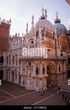 Venezia, Palazzo Ducale d'Italia e architettura circostante Foto Stock