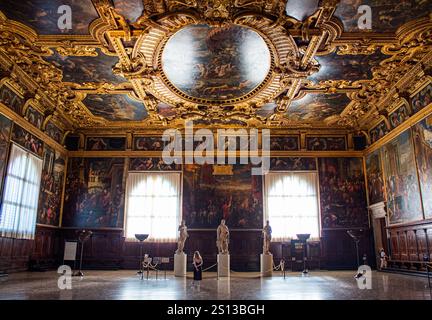 Venezia, Palazzo Ducale d'Italia e architettura circostante Foto Stock