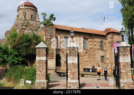 Il castello di Colchester Foto Stock