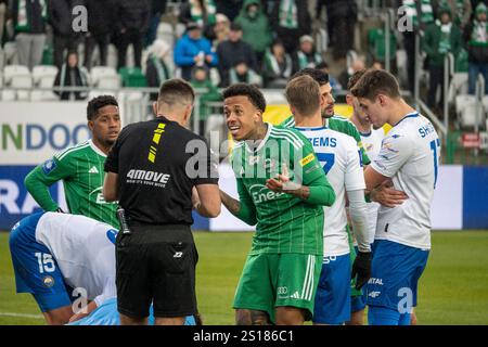 Radomiak Radom player Luizão durante Radomiak Radom vs Stal Mielec. PKO BP Ekstraklasa. Stadion im. Braci Czachorów, Radom, polonia Foto Stock