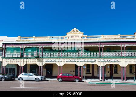 Il Great Northern Hotel è un hotel patrimonio storico al 500 di Flinders Street, City of Townsville, Queensland, QLD, Australia Foto Stock