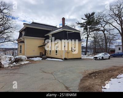 Casa d'infanzia di Sir William Maxwell Aitken a Beaverbrook House a Miramichi, New Brunswick, Canada Foto Stock