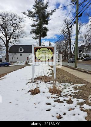 Beaverbrook House firma a Miramichi, New Brunswick, Canada Foto Stock