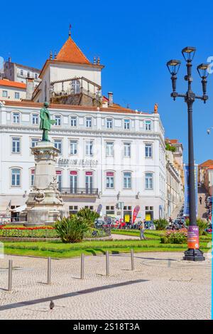 Piazza Portagem, Coimbra, distretto di Coimbra, regione Centro, Portogallo Foto Stock