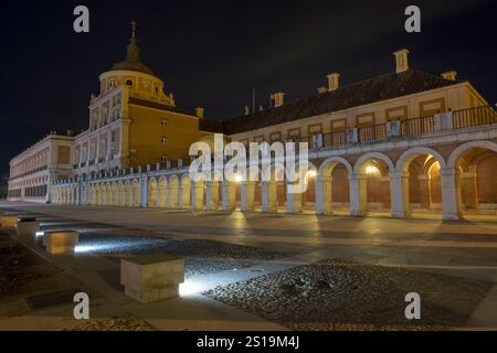 Aranjuez di notte, Spagna Foto Stock