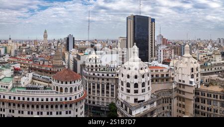 Vista aerea del centro di Buenos Aires. Buenos Aires, Argentina Foto Stock