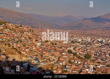 Cusco, Perù, alla luce della sera Foto Stock